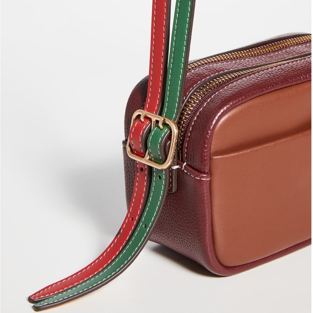 New Tory Burch Perry Bombe double strap mini crossbody - Picture 9 of 16
